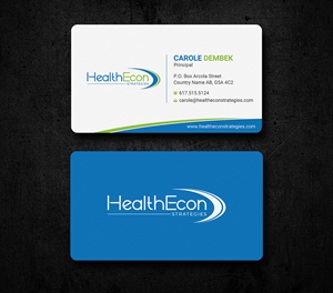Business Card Design by Uttom 2 for HealthEcon Strategies | Design: #34066404