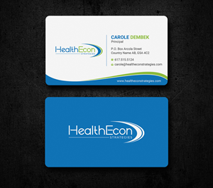 Business Card Design by Uttom 2 for HealthEcon Strategies | Design: #34066408