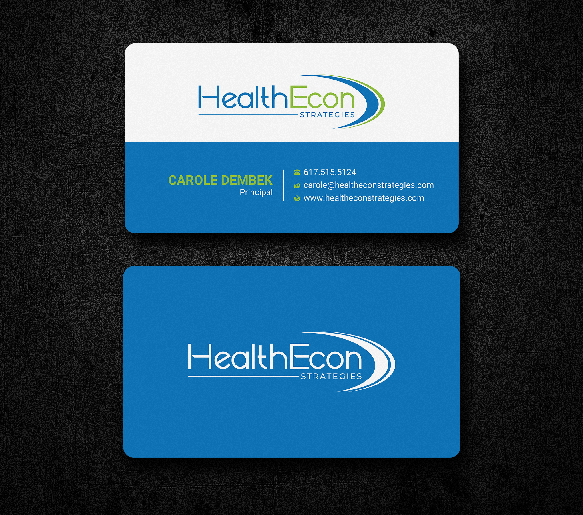 Business Card Design by Uttom 2 for HealthEcon Strategies | Design #34066417