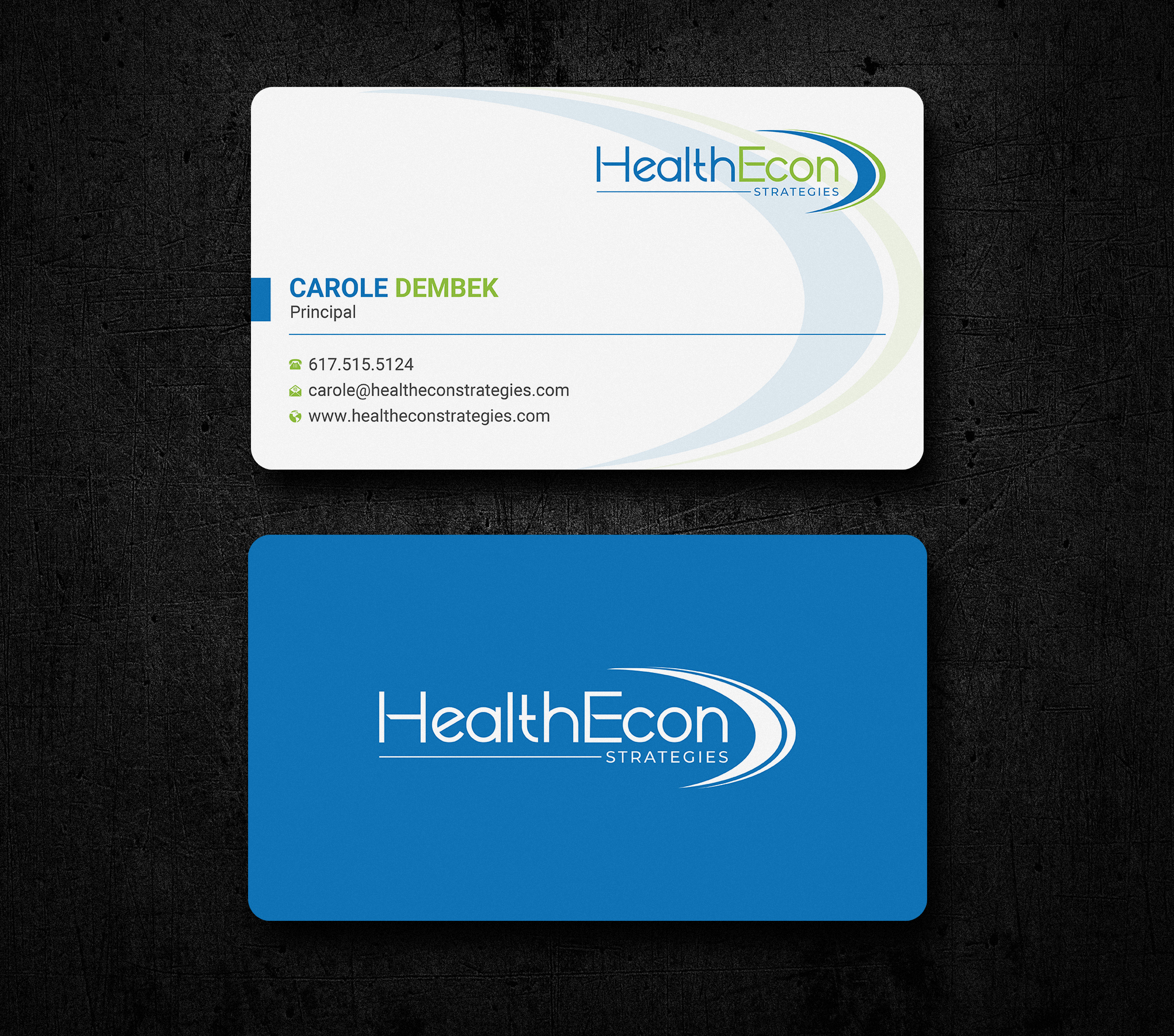 Business Card Design by Uttom 2 for HealthEcon Strategies | Design #34066418