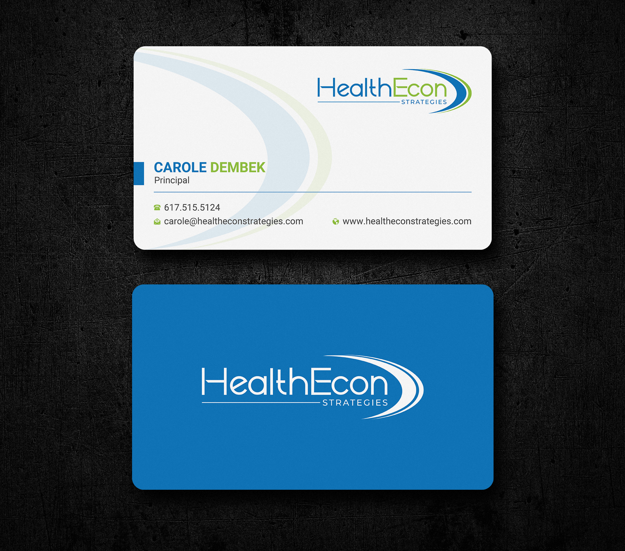 Business Card Design by Uttom 2 for HealthEcon Strategies | Design #34066419