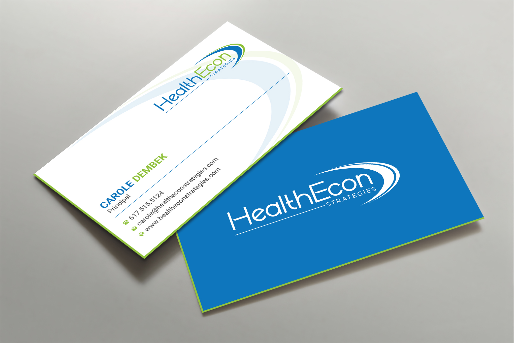 Business Card Design by Uttom 2 for HealthEcon Strategies | Design #34066440