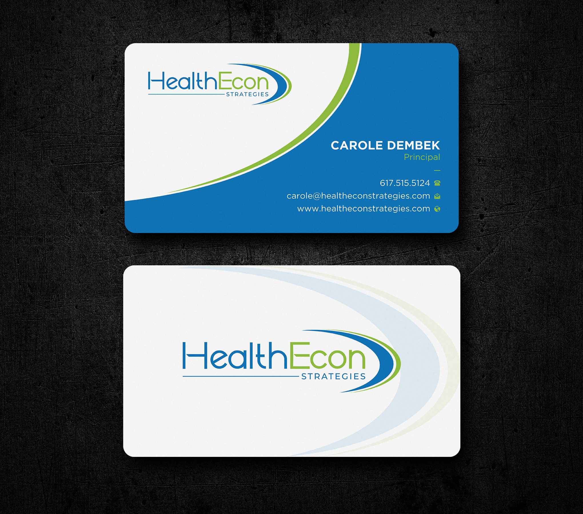 Business Card Design by Uttom 2 for HealthEcon Strategies | Design #34069346