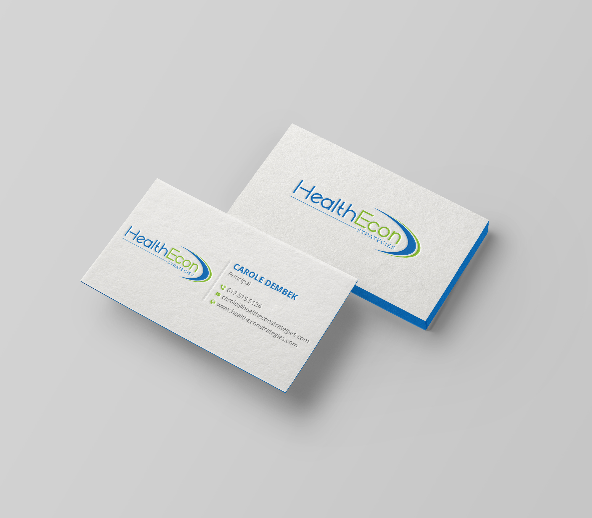 Business Card Design by DesignShout for HealthEcon Strategies | Design #34068502