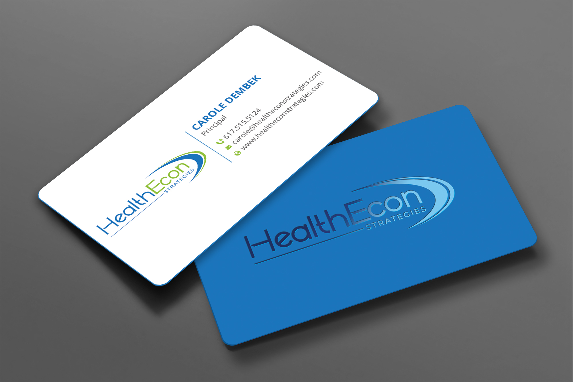 Design de Carte de Visite par DesignShout pour HealthEcon Strategies | Design #34068768