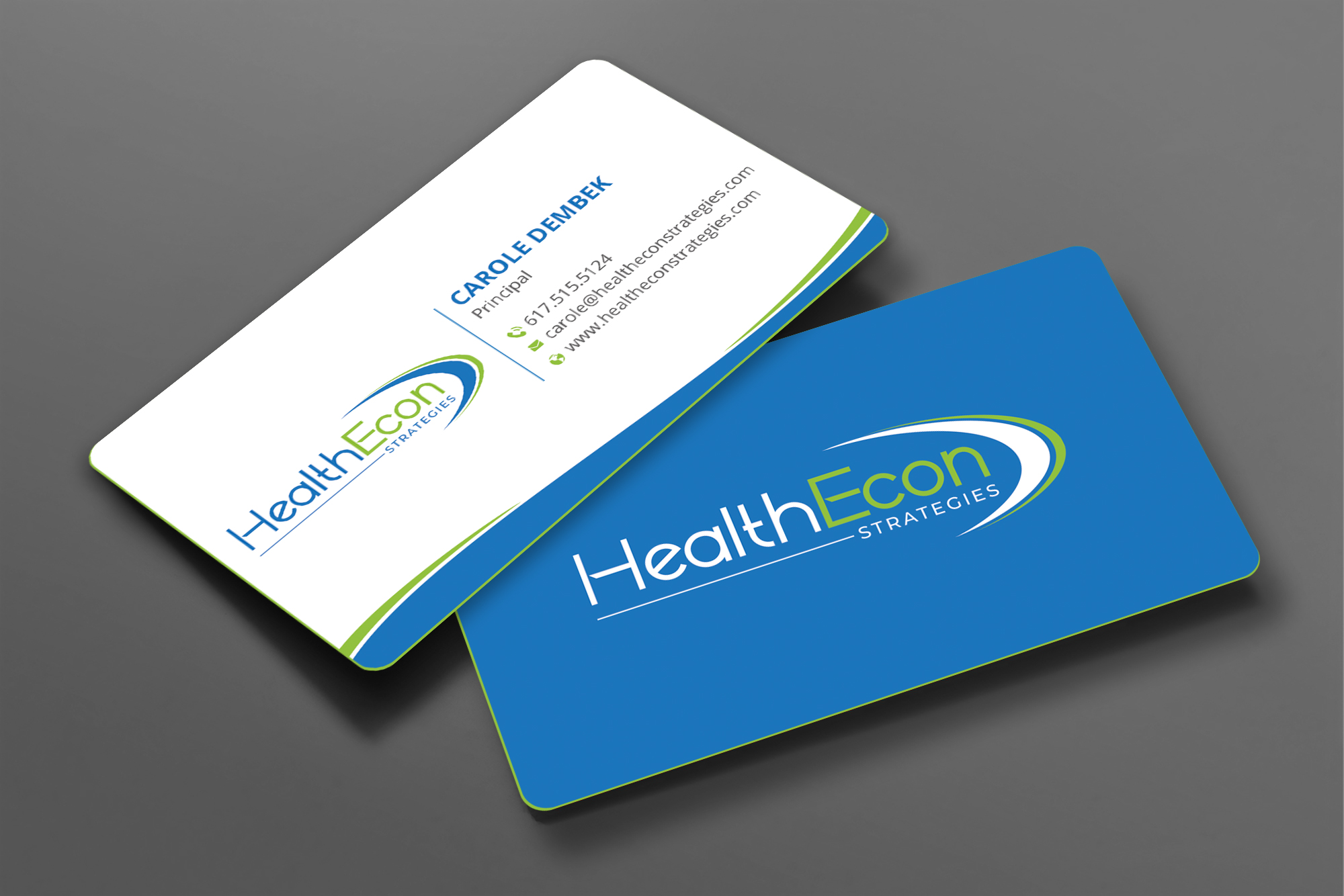 Business Card Design by DesignShout for HealthEcon Strategies | Design #34068771