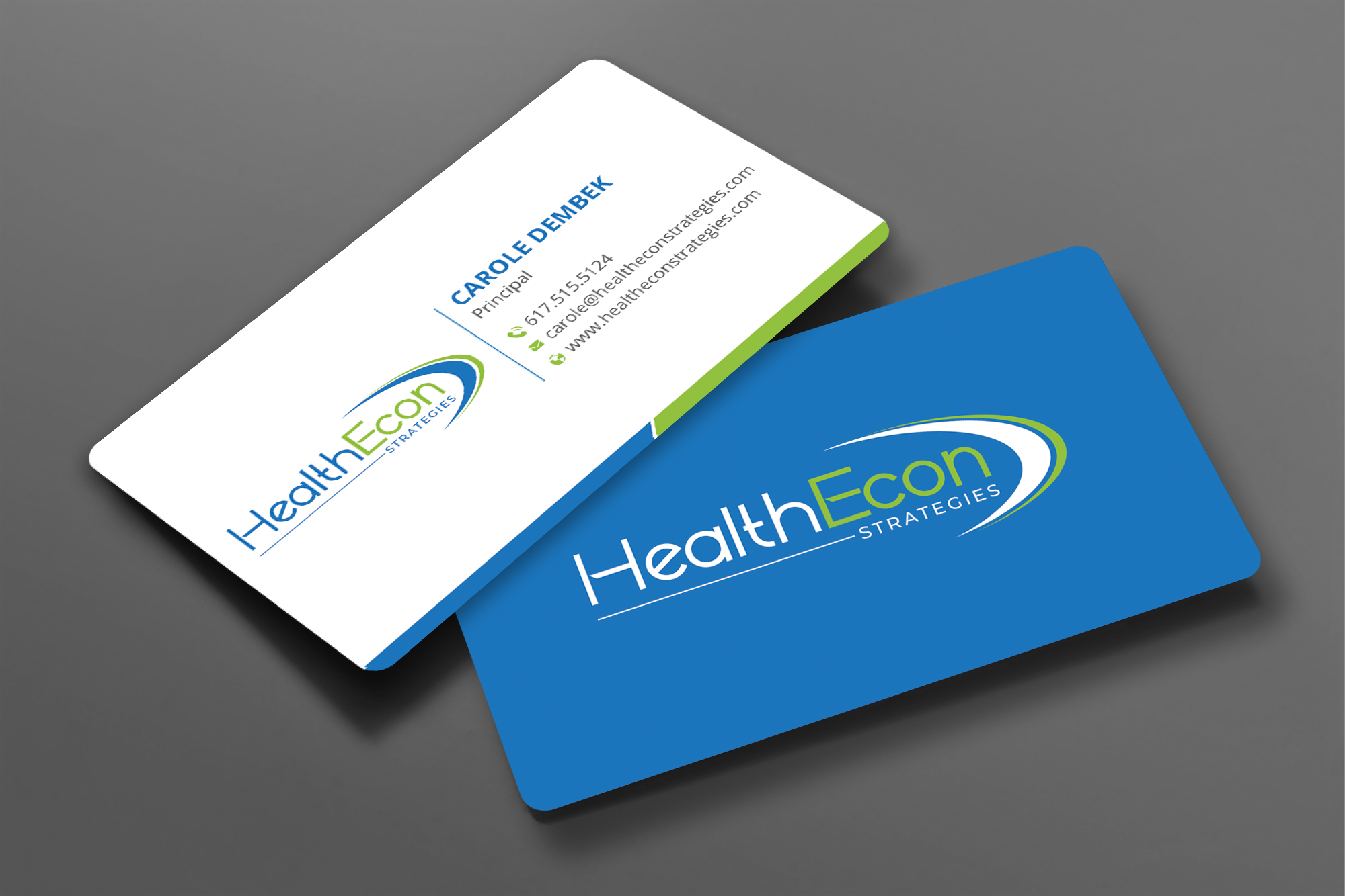 Business Card Design by DesignShout for HealthEcon Strategies | Design #34068773