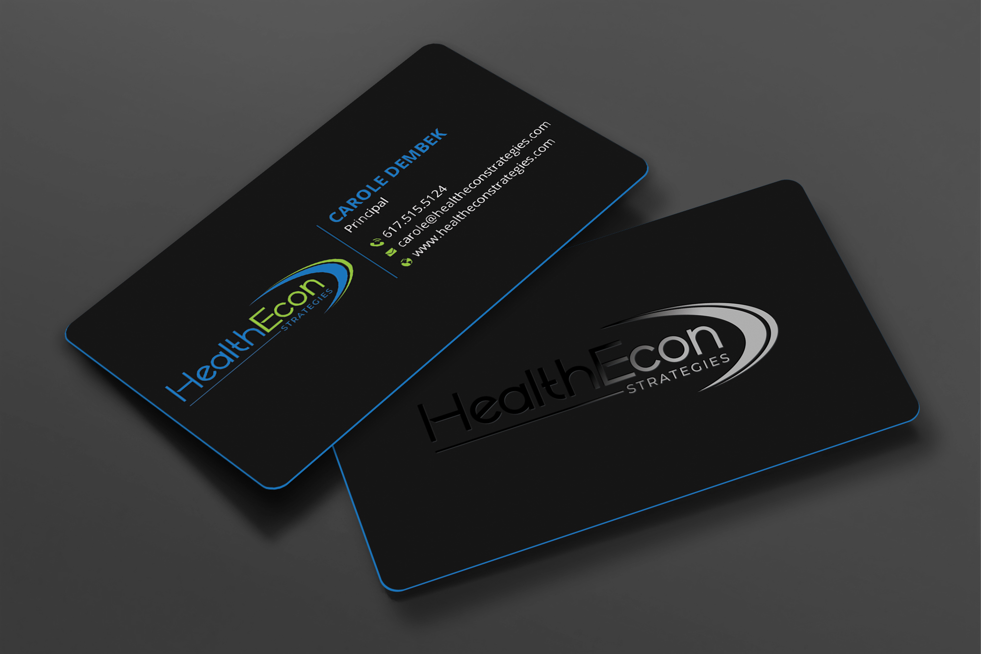 Business Card Design by DesignShout for HealthEcon Strategies | Design #34068848