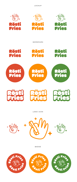 Rösti trifft Pommes: Modernes Logo für „Rösti Fries“ Franchise