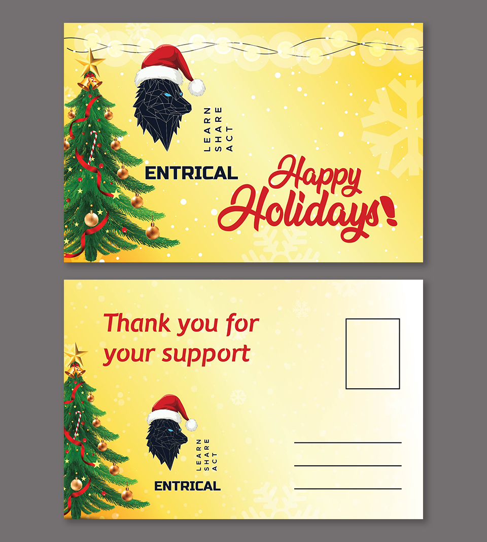 Postcard Design by YourLogoMaster for Entrical, LLC | Design #34083626