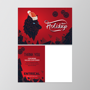 Postcard Design by nadhisa87 for Entrical, LLC | Design: #34112971