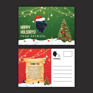Postcard Design by Bidita Saha for Entrical, LLC | Design: #34115542