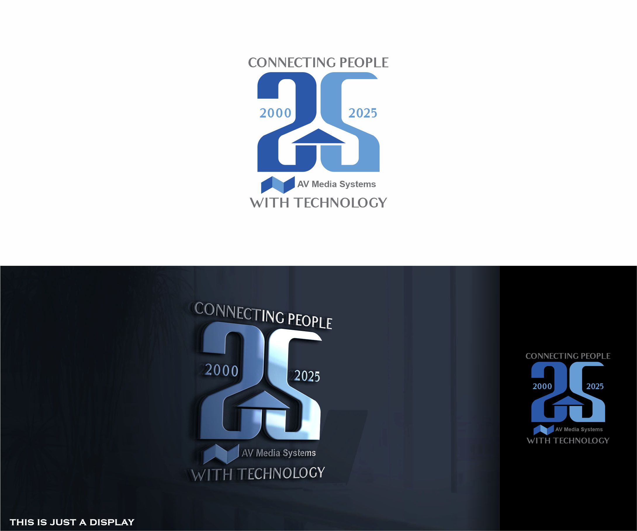Logo Design by alkaline for AV Media Systems | Design #34073229