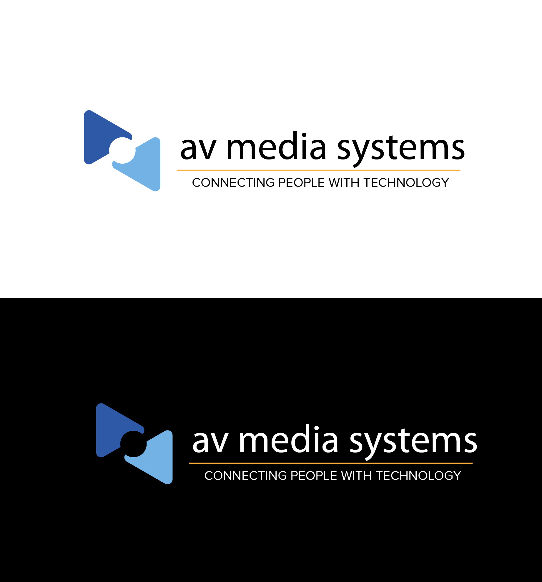 Diseño de Logo por FLAME _B para AV Media Systems | Diseño #34080098