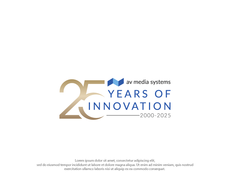 Diseño de Logo por ArtiiSans para AV Media Systems | Diseño #34078455