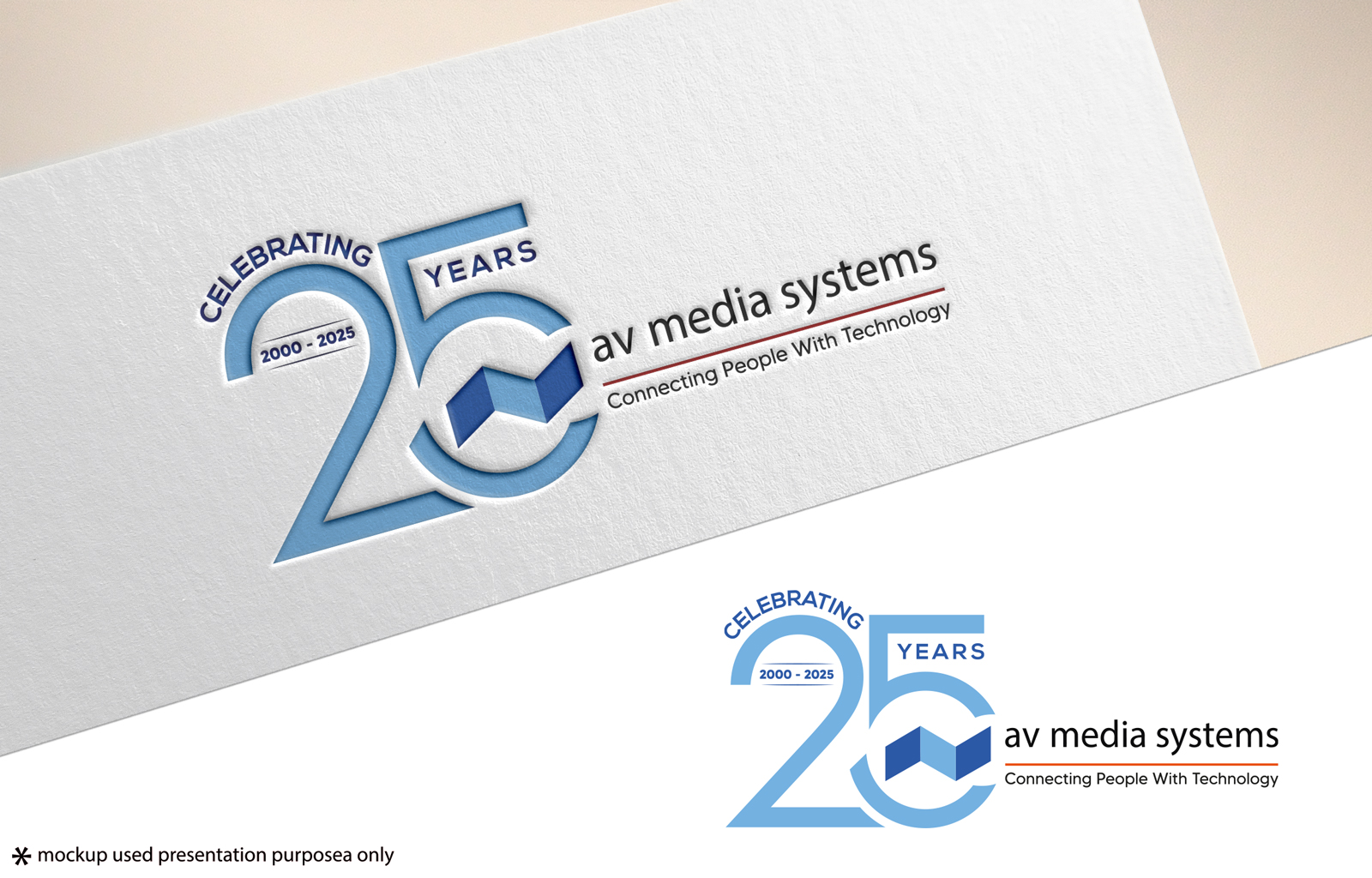Logo-Design von Rubia@ für AV Media Systems | Design #34072675