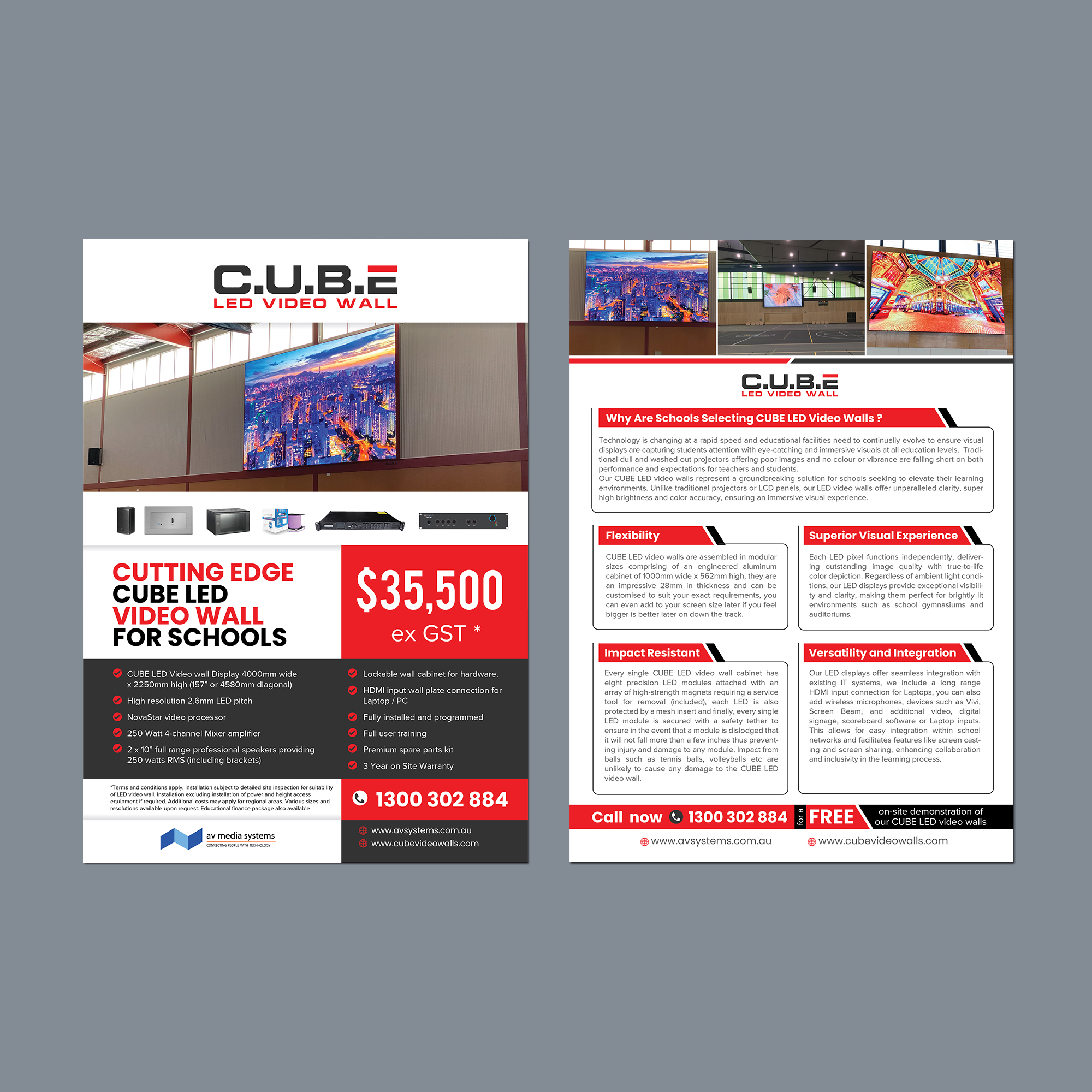 Flyer Design by GraphicMonster for AV Media Systems | Design #34115741