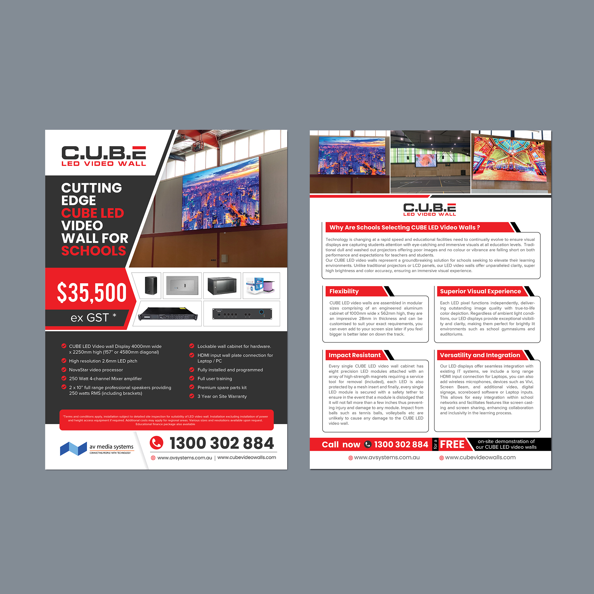 Flyer Design by GraphicMonster for AV Media Systems | Design: #34115742
