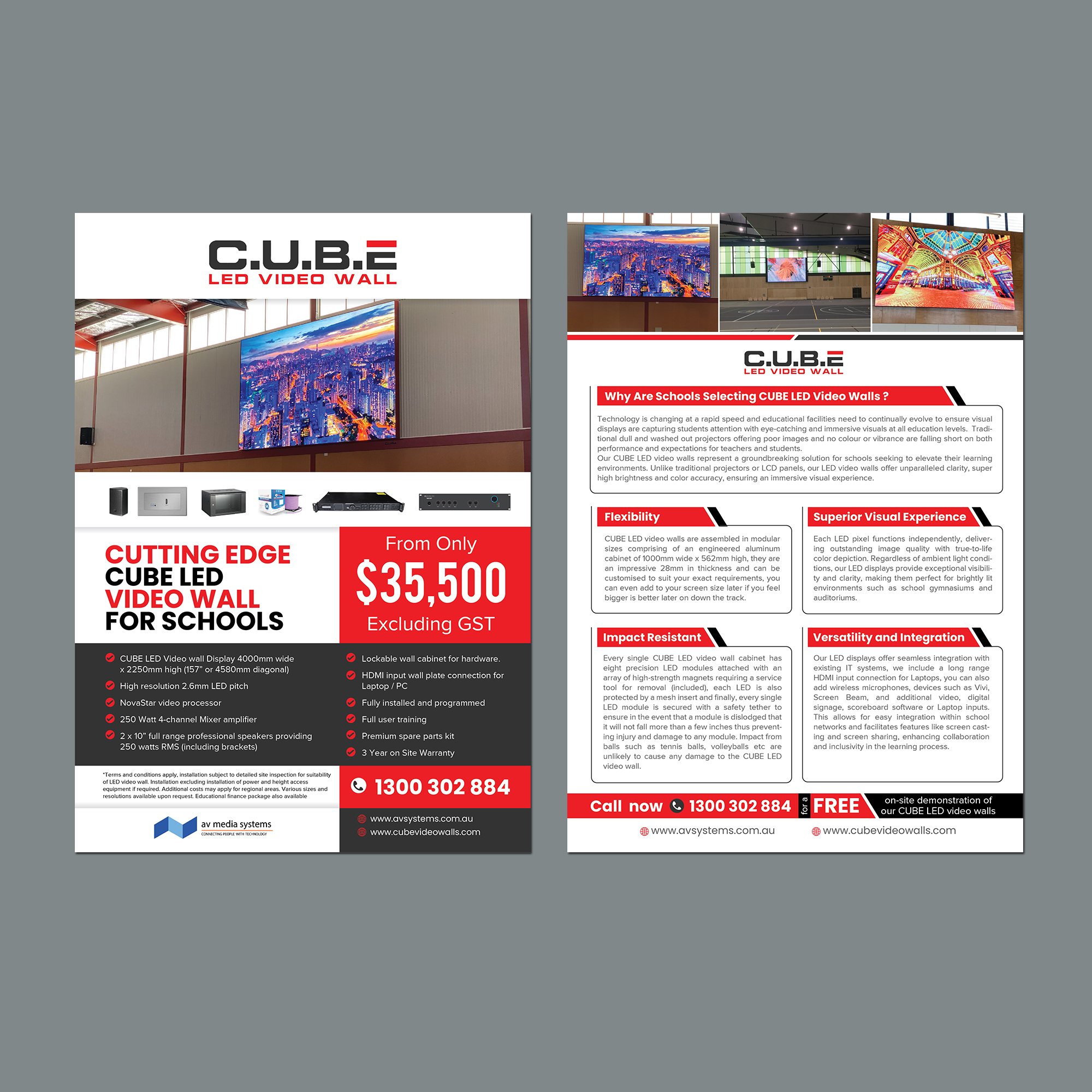 Flyer Design by GraphicMonster for AV Media Systems | Design #34274050