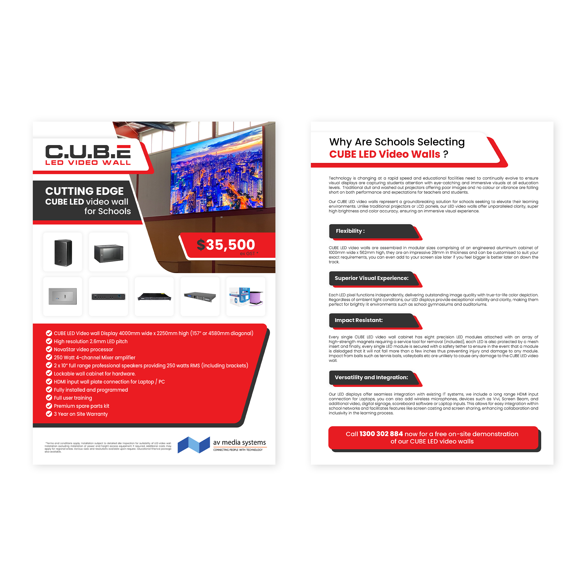 Flyer Design by Krold IT Solutions for AV Media Systems | Design #34100689