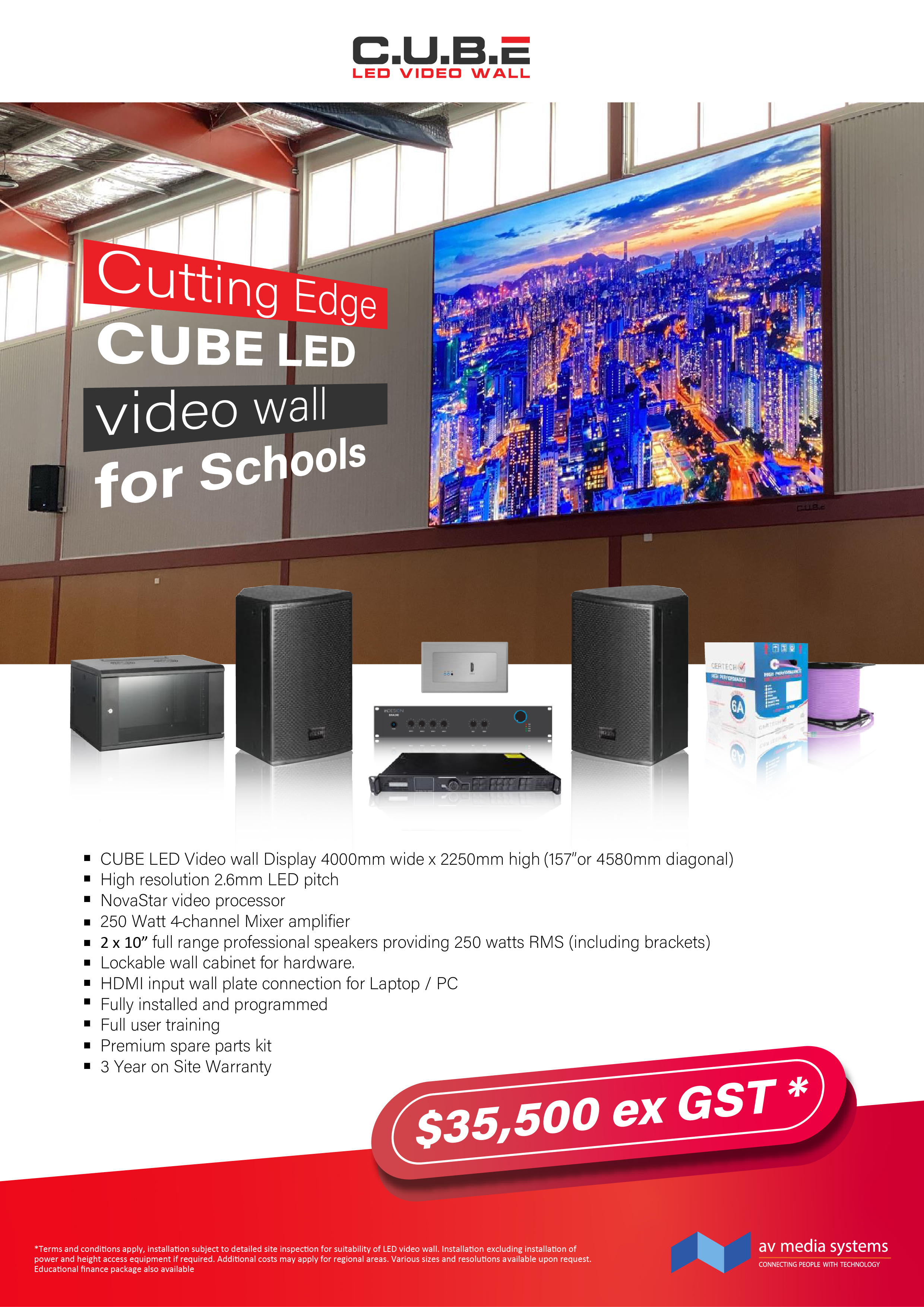 Flyer Design by abubash for AV Media Systems | Design #34120118