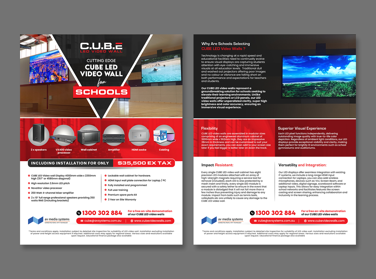 Flyer Design by debdesign for AV Media Systems | Design #34081730