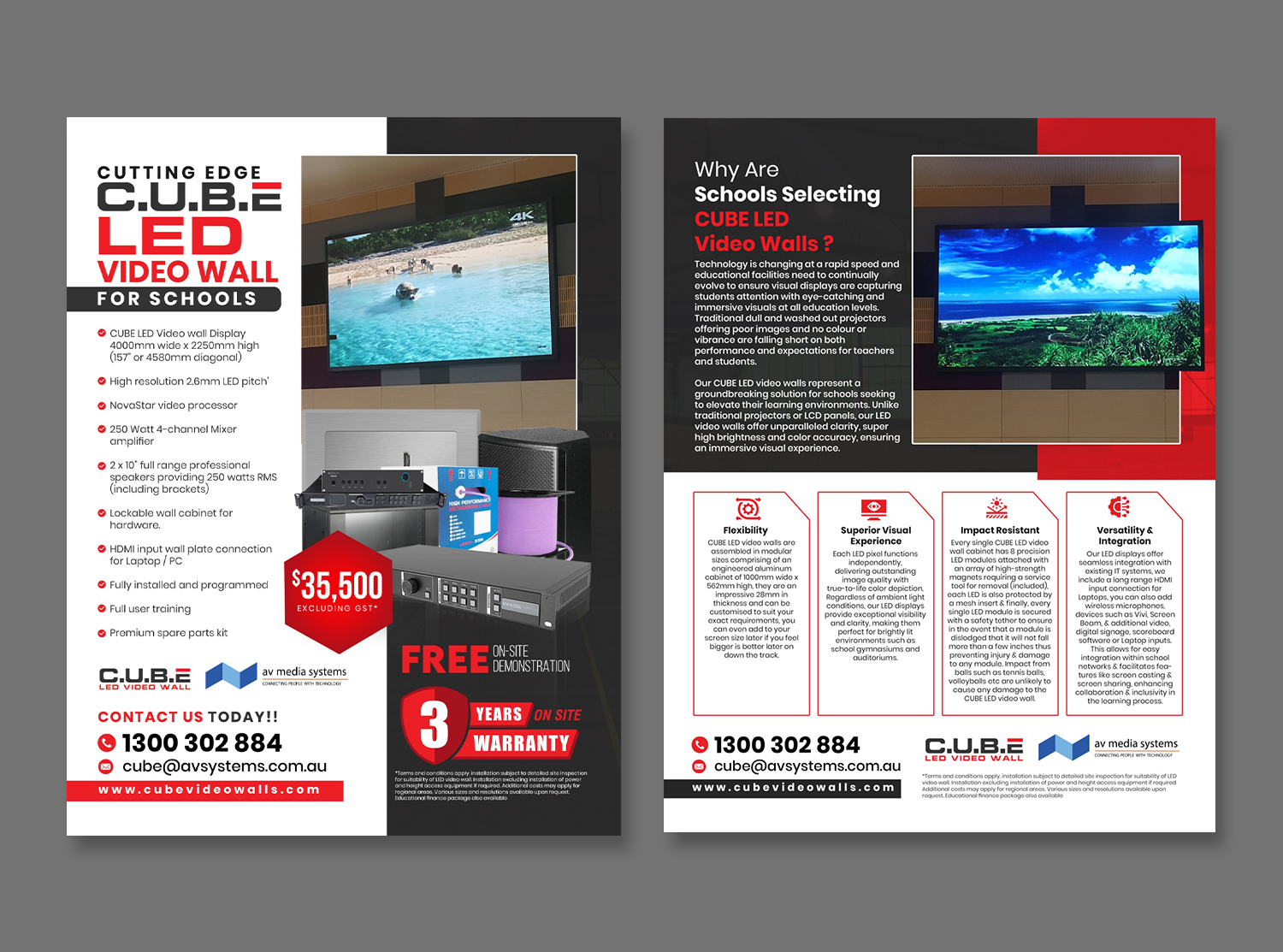 Flyer Design by debdesign for AV Media Systems | Design #34081820