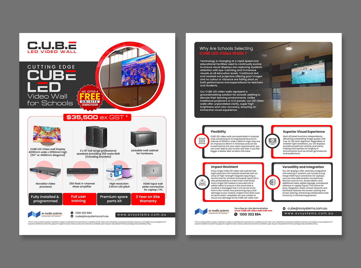 Flyer Design by debdesign for AV Media Systems | Design #34081825