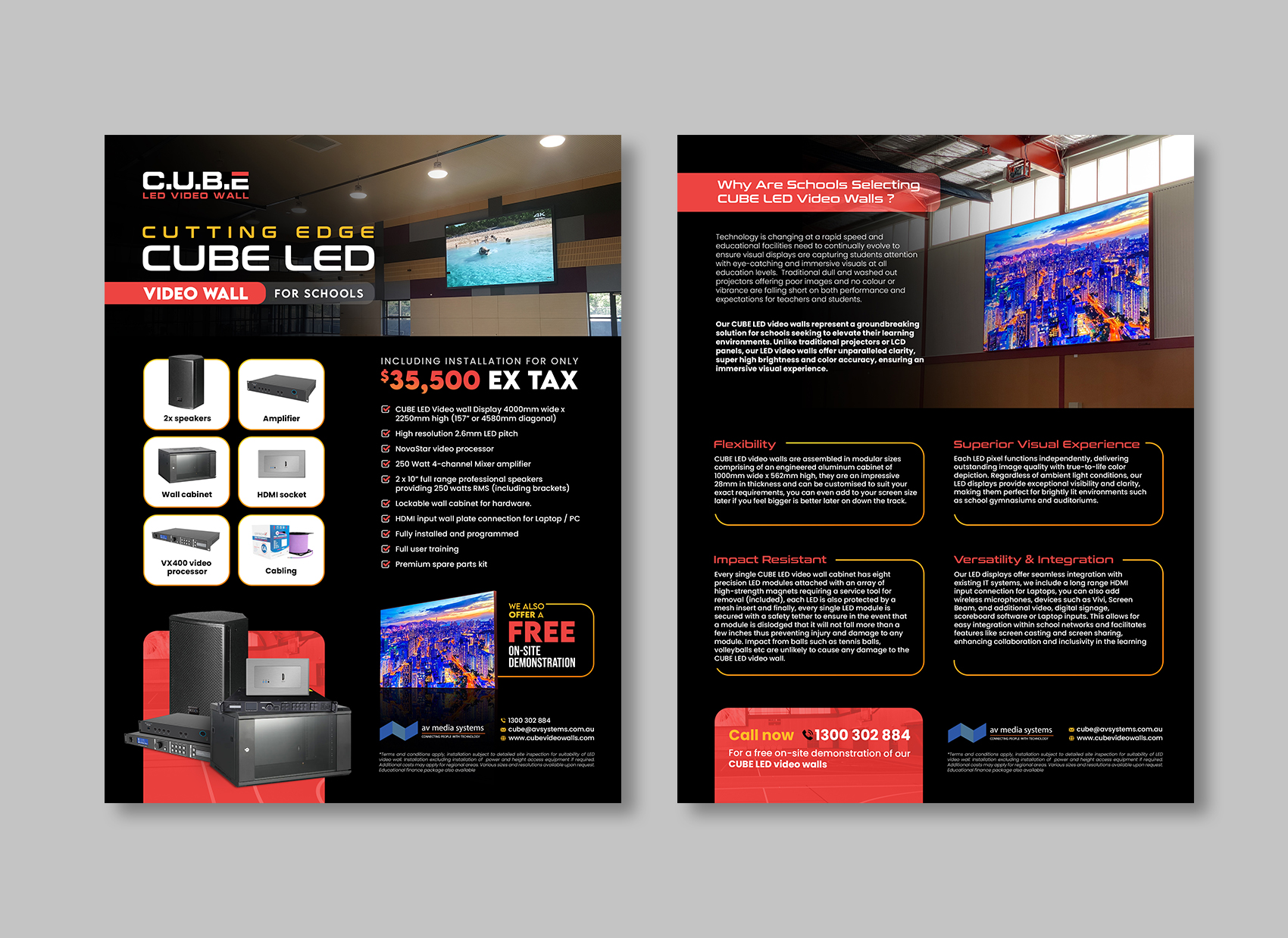 Flyer Design by debdesign for AV Media Systems | Design #34082016
