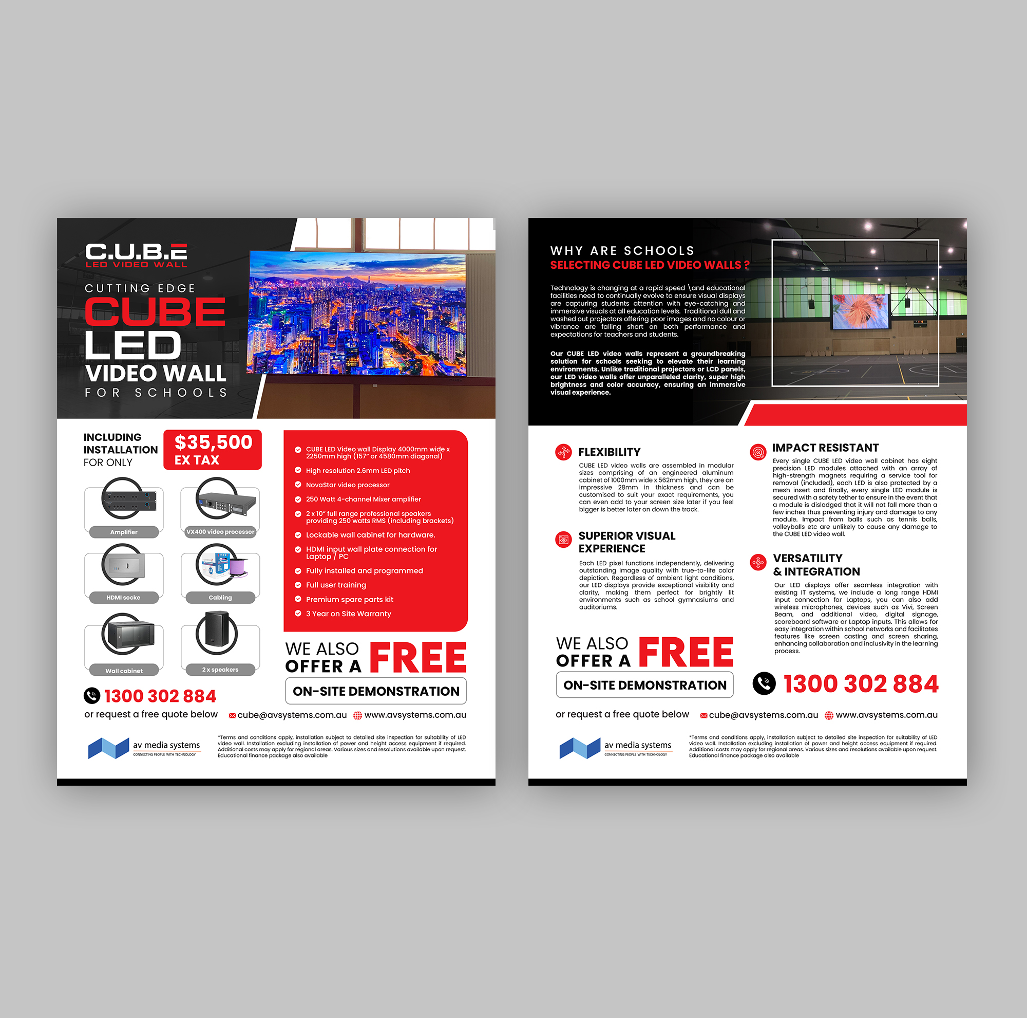 Flyer Design by debdesign for AV Media Systems | Design #34084934