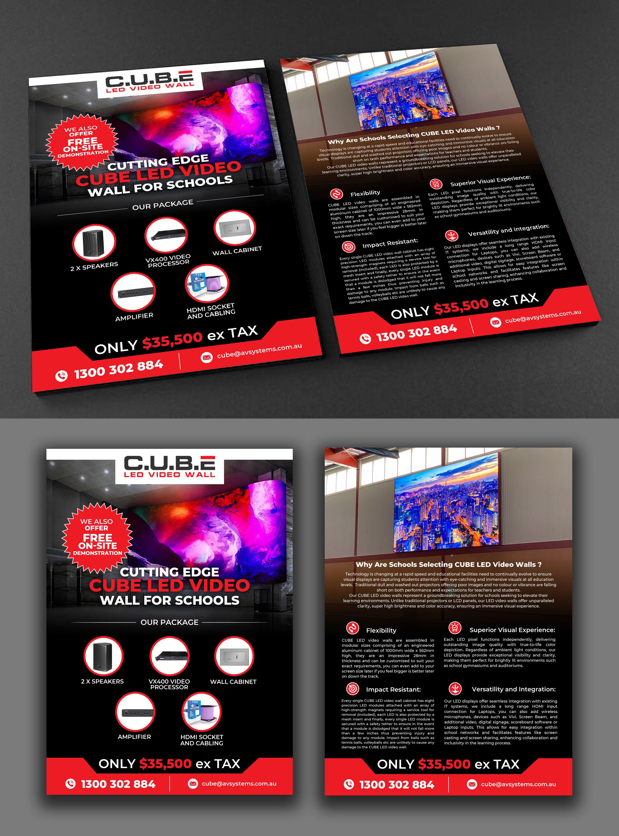 Flyer Design by websmartusa for AV Media Systems | Design #34105816