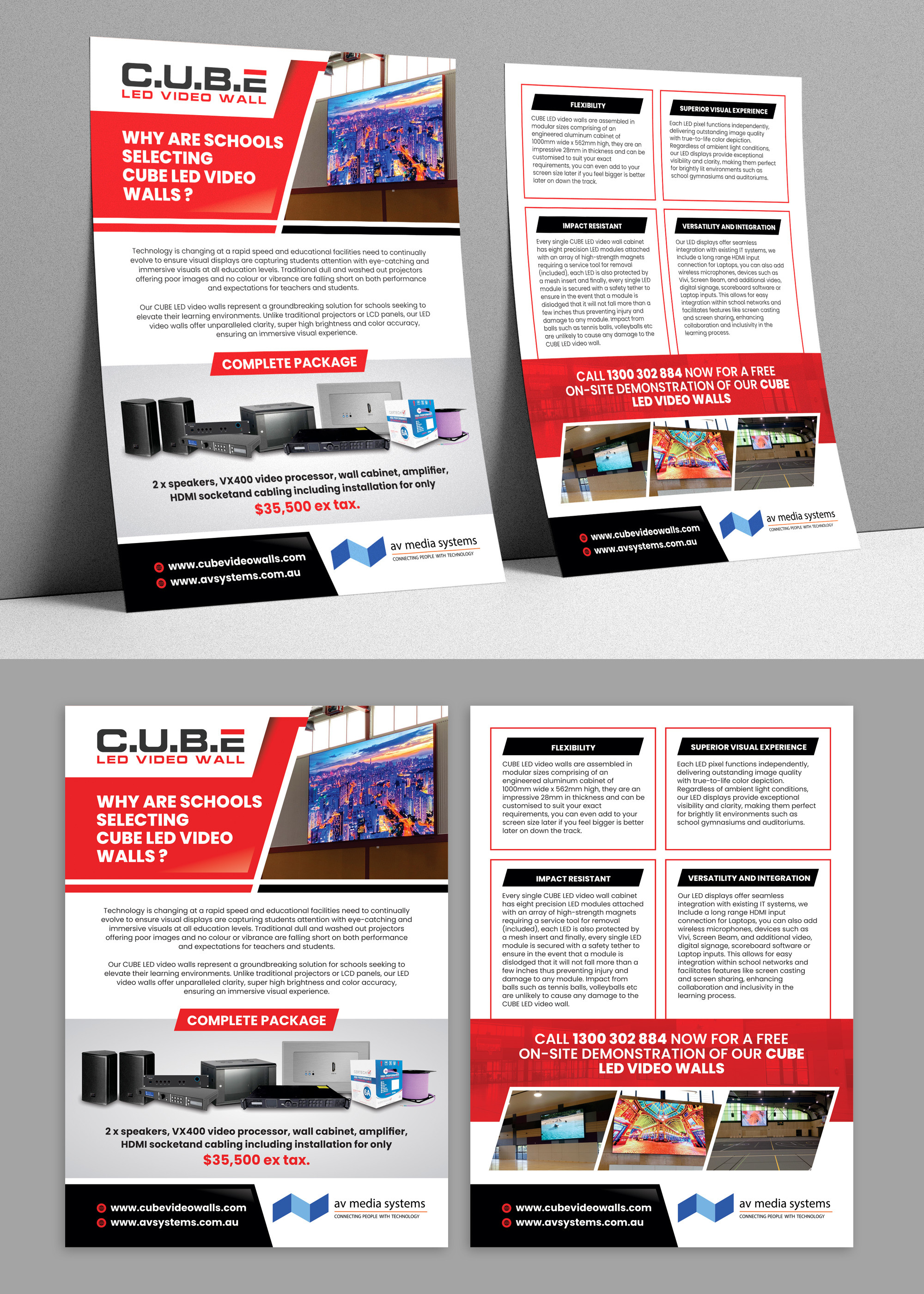 Flyer Design by Dzhafir for AV Media Systems | Design #34074163