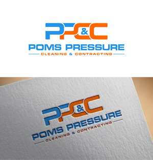 Logo Design by Danial07 for Poms Pressure Cleaning & Contracting | Design: #34142141