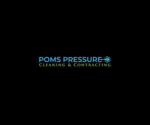 Logo Design by Spark  Design for Poms Pressure Cleaning & Contracting | Design: #34085566