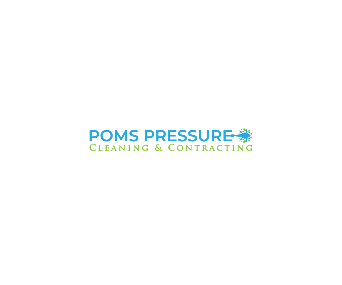 Logo Design by Spark  Design for Poms Pressure Cleaning & Contracting | Design #34085567