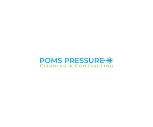 Logo Design by Spark  Design for Poms Pressure Cleaning & Contracting | Design: #34085567