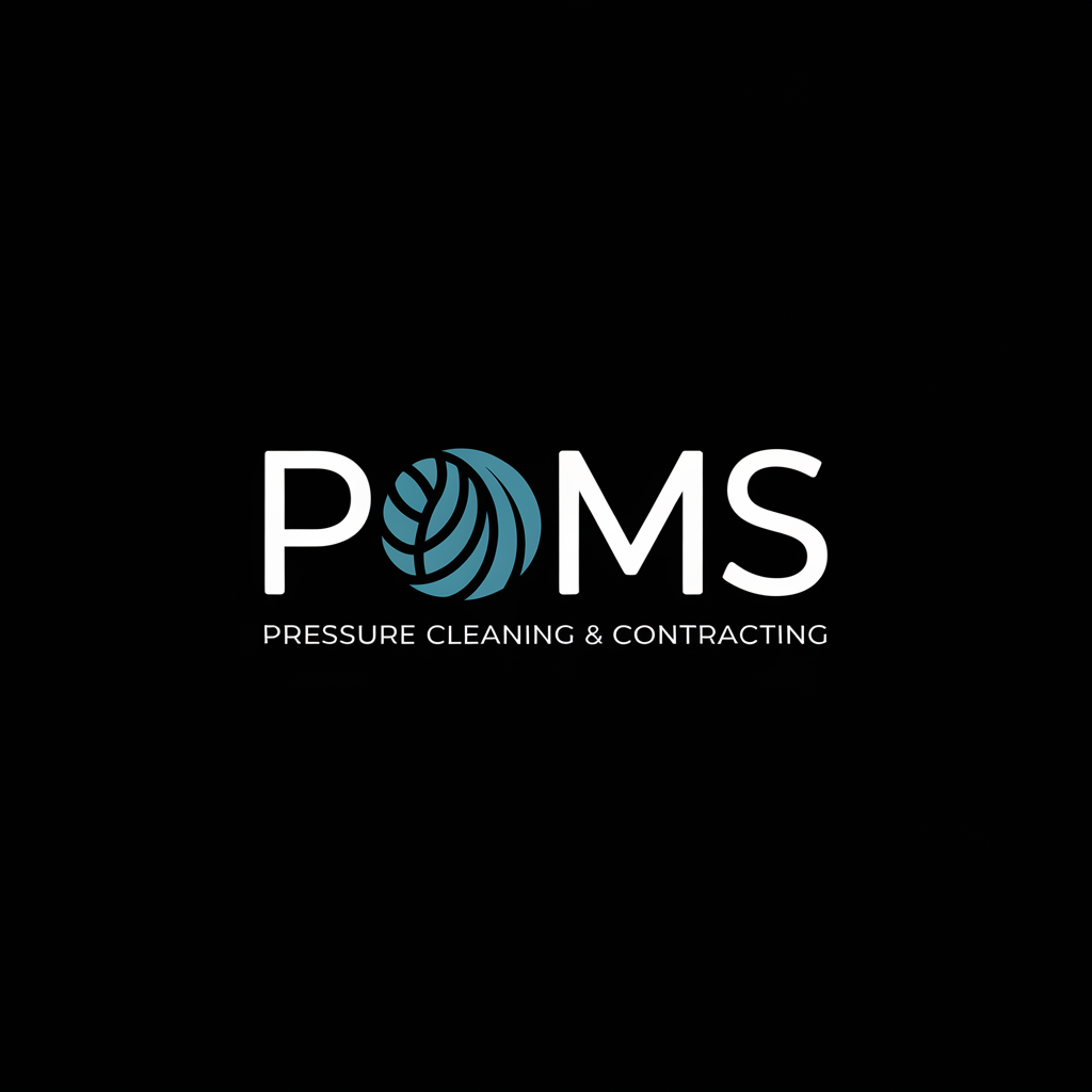 Logo Design by Ar_nisam_usman for Poms Pressure Cleaning & Contracting | Design #34123084