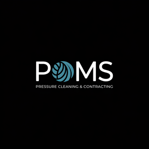 Logo Design by Ar_nisam_usman for Poms Pressure Cleaning & Contracting | Design: #34123084