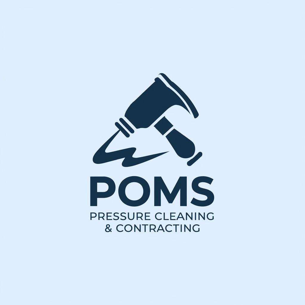Logo Design by Ar_nisam_usman for Poms Pressure Cleaning & Contracting | Design #34123086