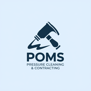 Logo Design by Ar_nisam_usman for Poms Pressure Cleaning & Contracting | Design: #34123086
