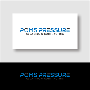 Logo Design by ganesaputu for Poms Pressure Cleaning & Contracting | Design: #34080352
