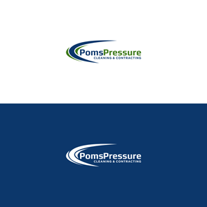 Logo Design by ni9 for Poms Pressure Cleaning & Contracting | Design: #34117431