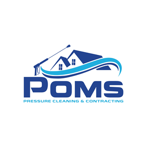 Logo Design by Chandra AS for Poms Pressure Cleaning & Contracting | Design: #34122589