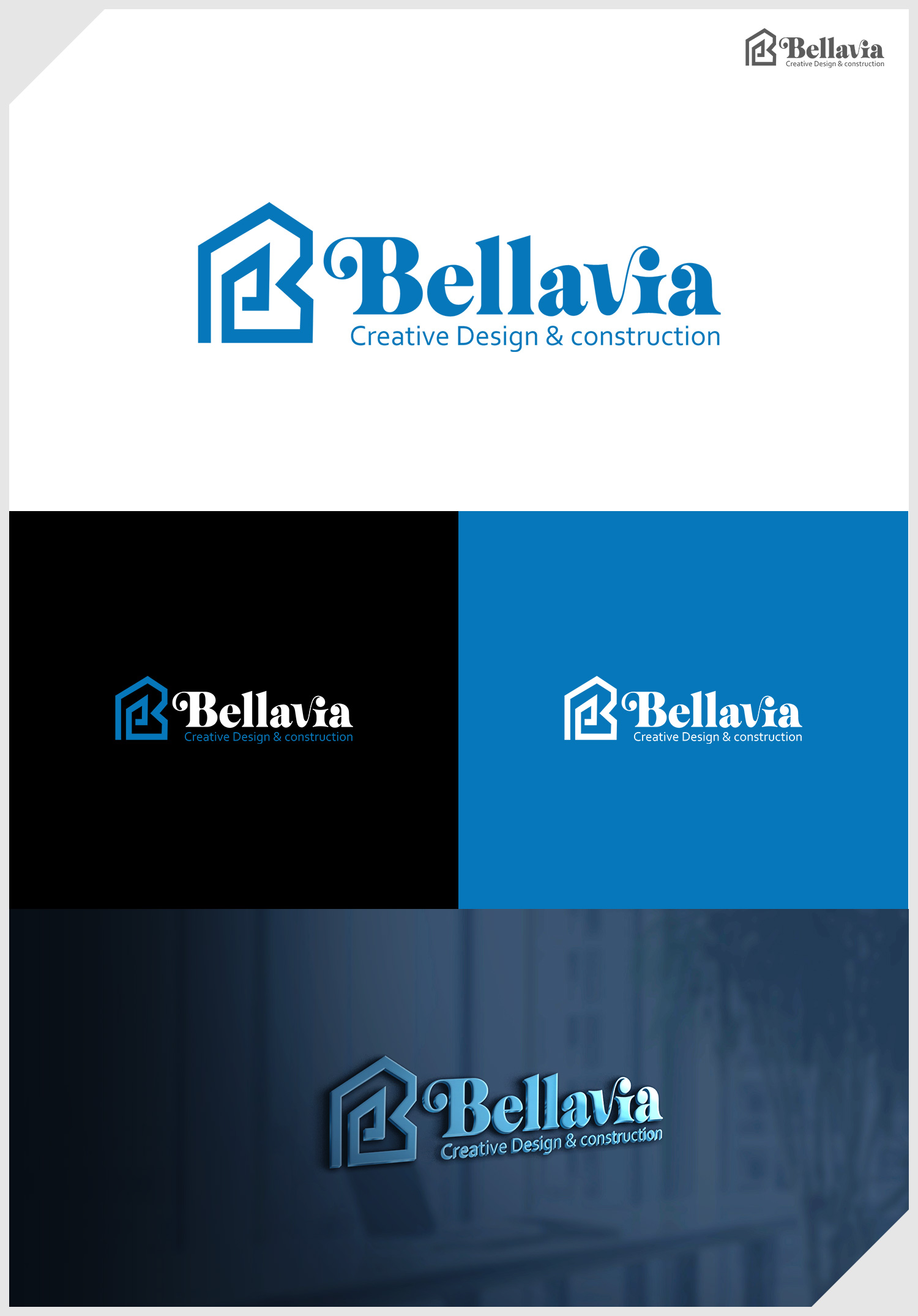 Logo Design by IDesign1606 for Bellavia  | Design #34085254