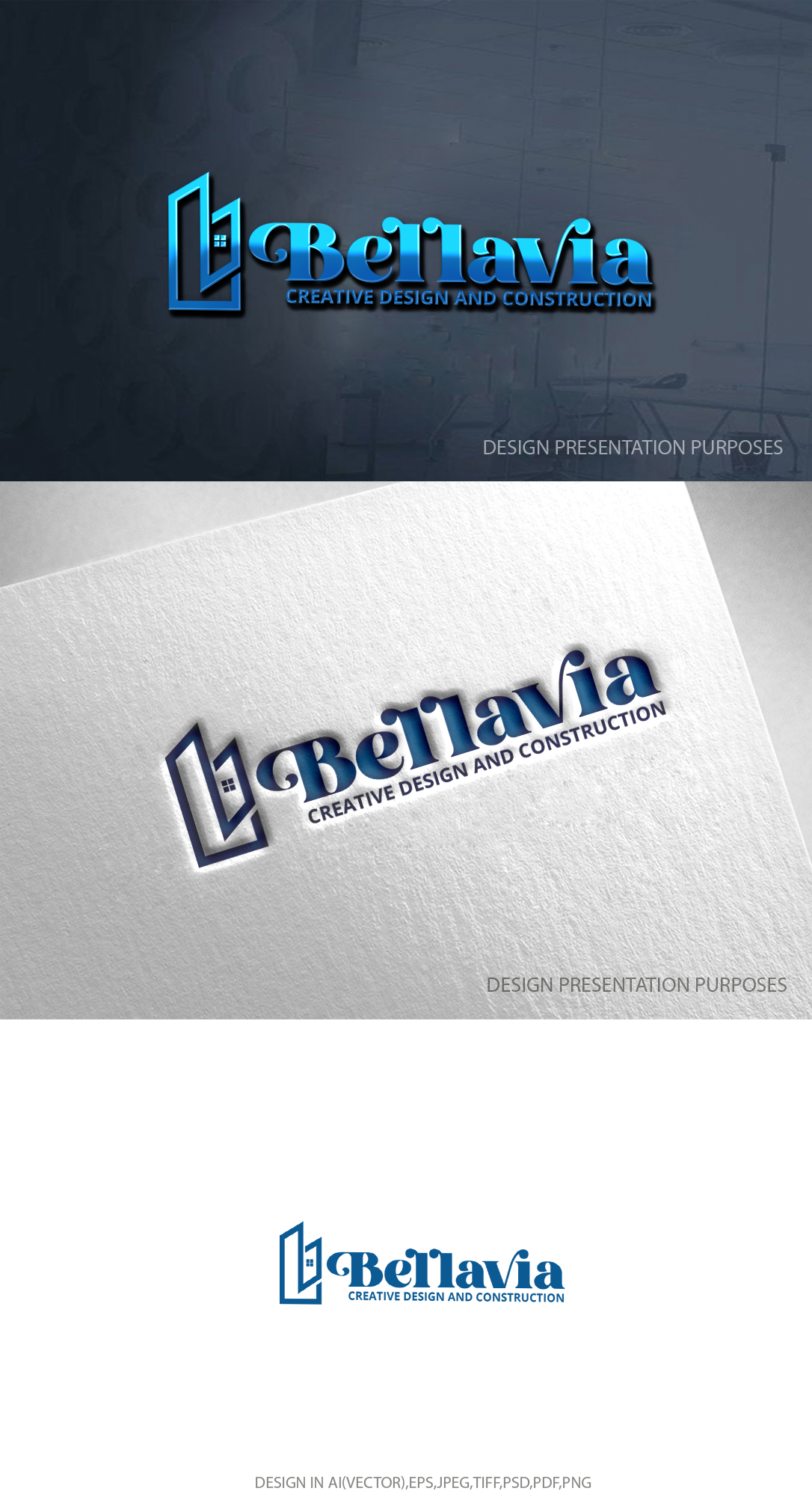 Diseño de Logo por zebronicgraphic para Bellavia  | Diseño #34084030