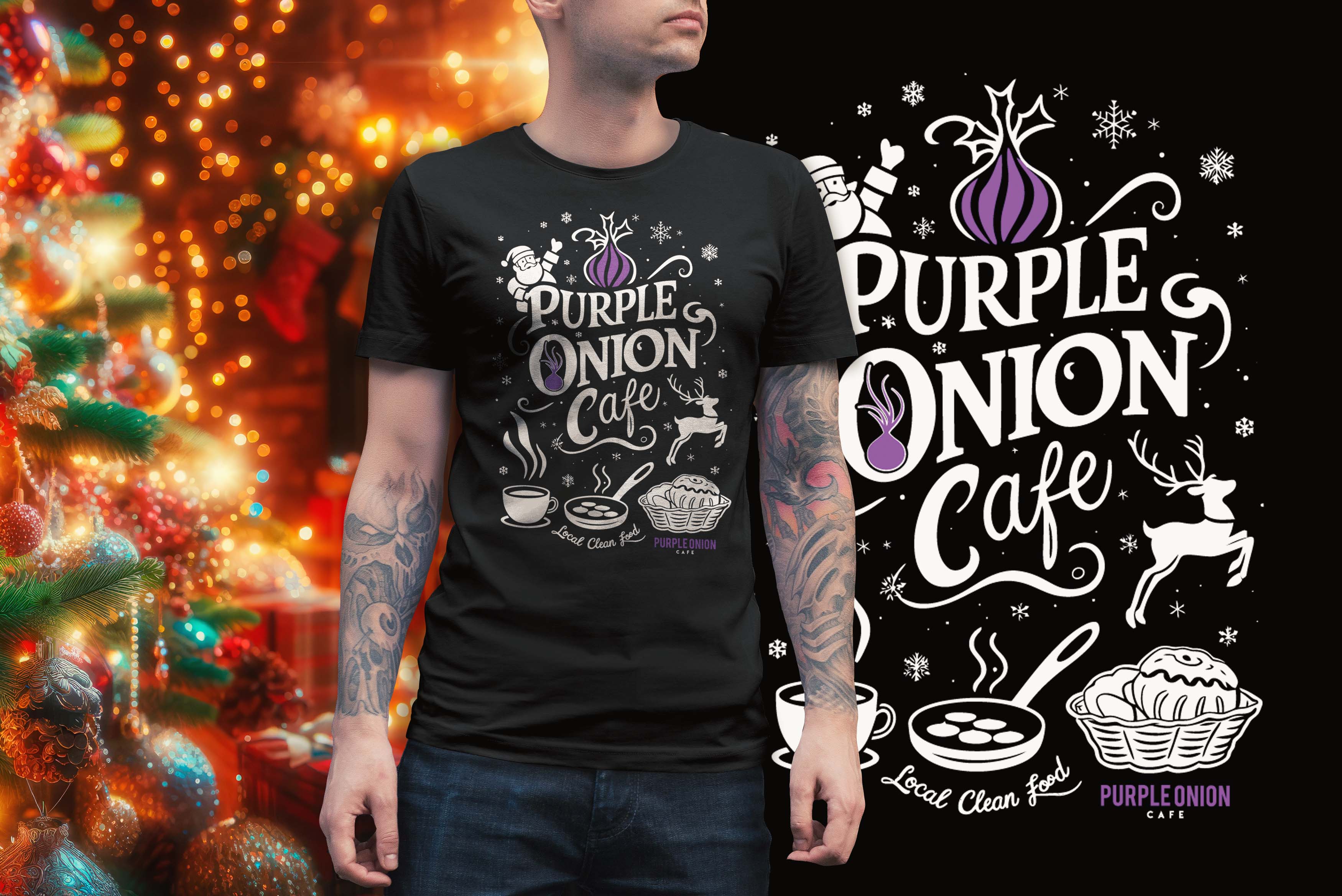 T-shirt Design by Lumen Branding for purple onion inc | Design #34091799