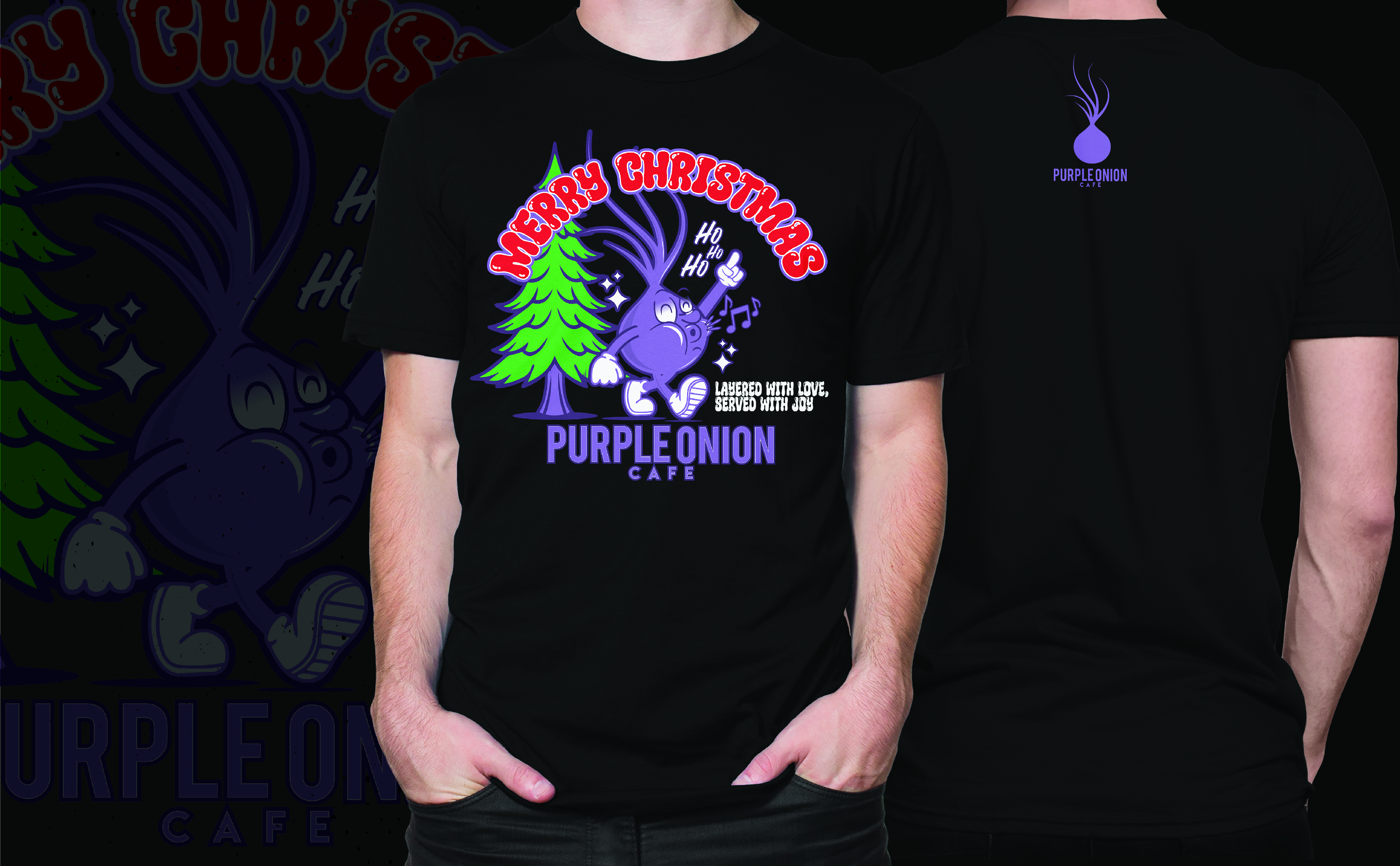 T-shirt Design by JKYCreatives for purple onion inc | Design #34095321