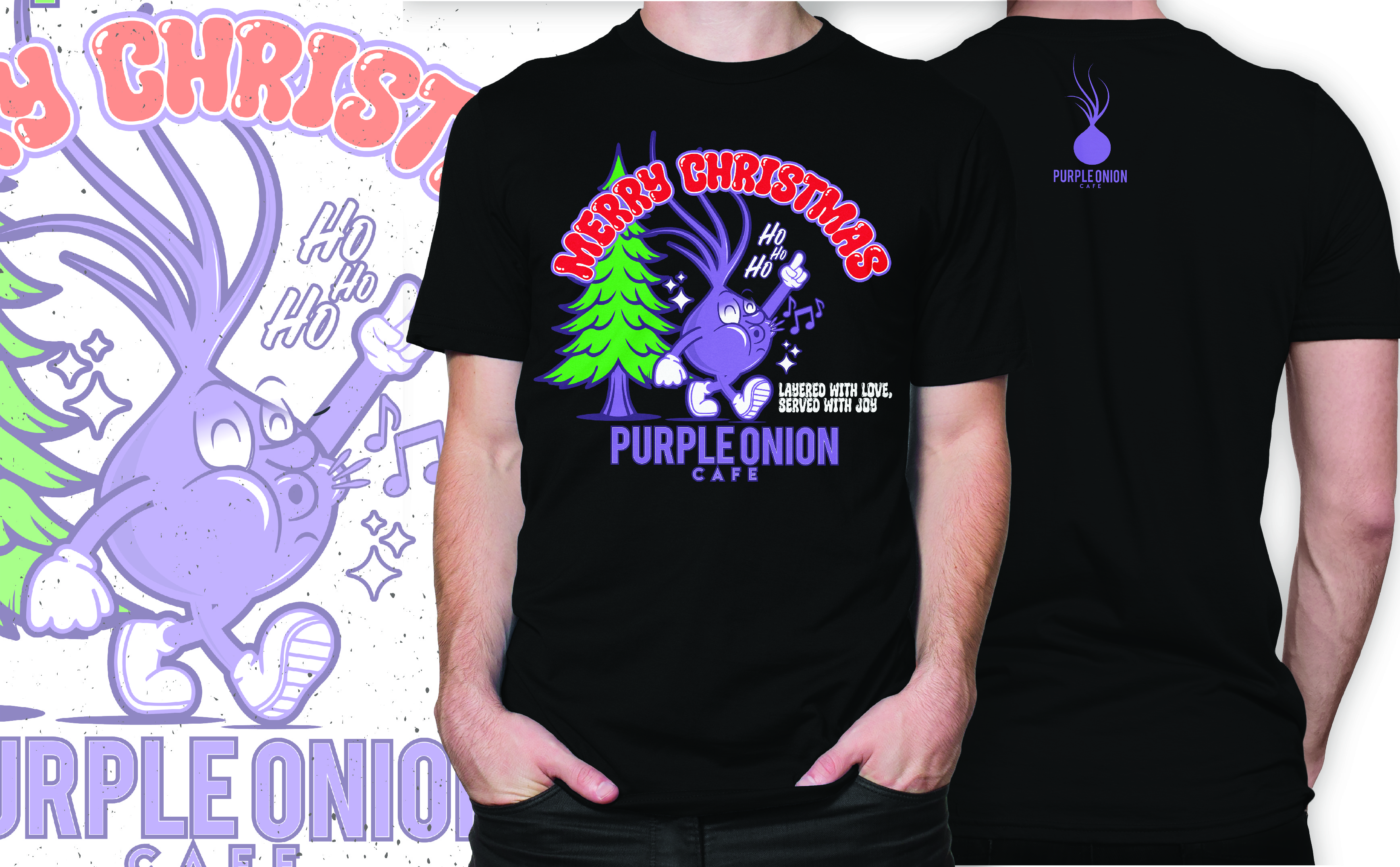 T-shirt Design by JKYCreatives for purple onion inc | Design #34095938