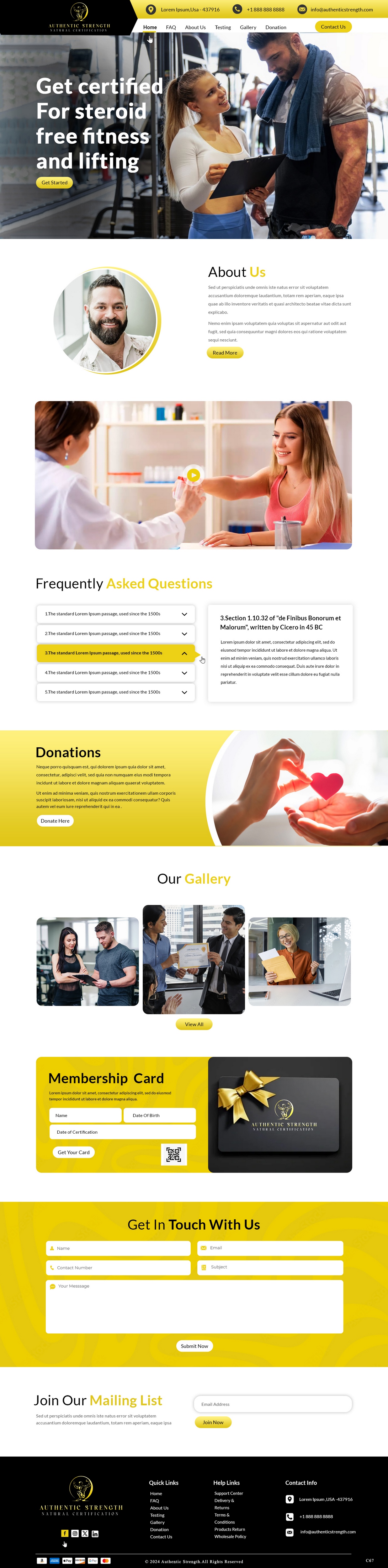 Diseño Web por pb para Authentic Strength-Natural Certification | Diseño #34094350