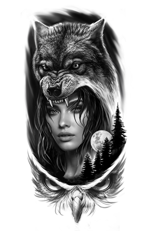 Tattoo Design by ELAMANTS for this project | Design: #34126534